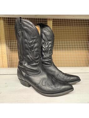 Vintage Boulet Canada Cowboy Boots Men's Size 10 E See Description